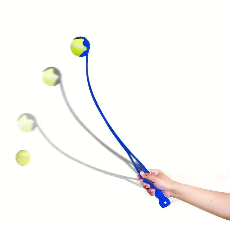 Interactive Dog Fetch Toy: 1pc Sport Launcher Ball Thrower For Pet Training & Fun! - Marsel & Co.