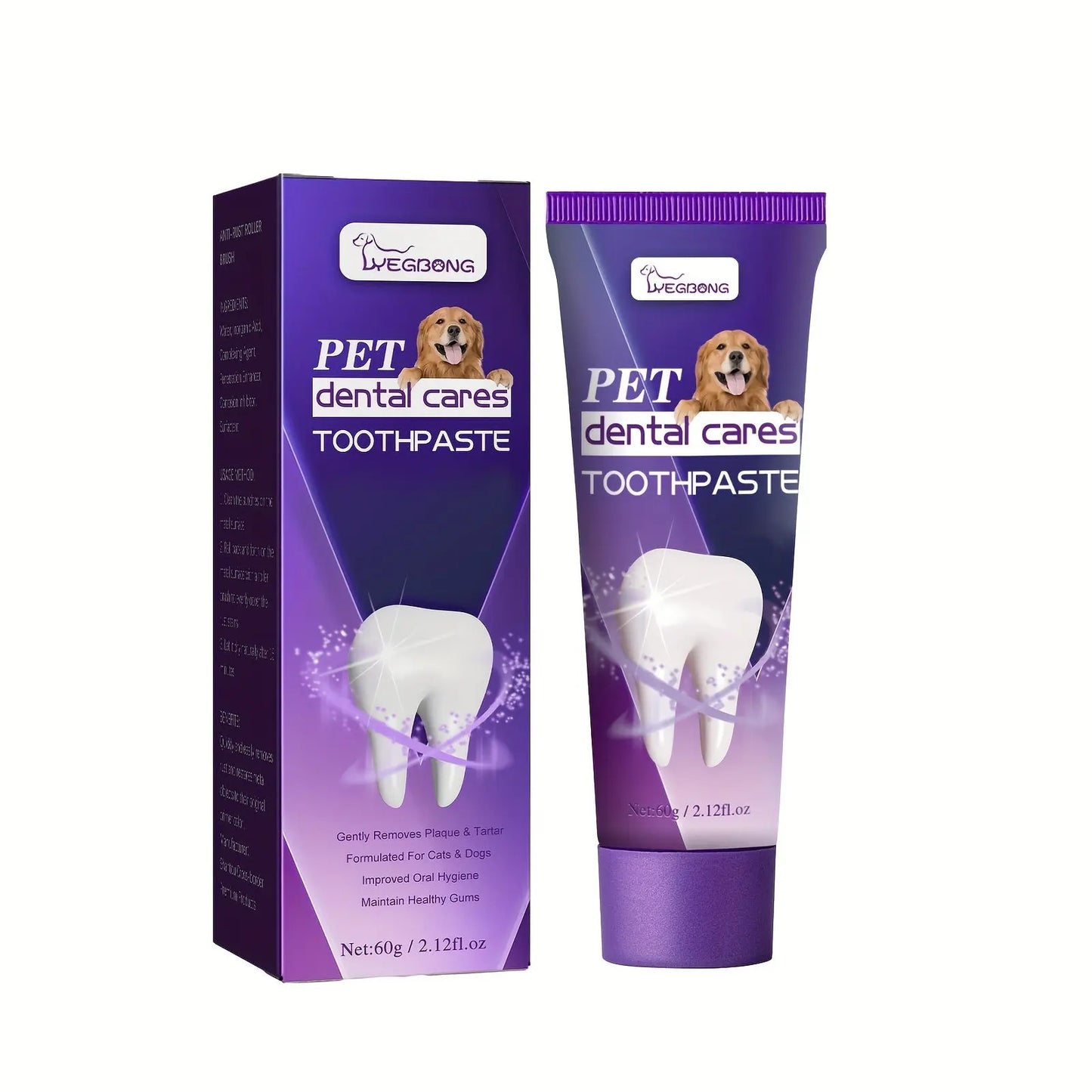 Pet Dog Toothpaste For Dog Cleaning Mouth Odor Tartar Tooth Stain Gum Care Toothpaste, Pet Dental Hygiene Kit Marsel & Co.