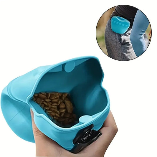 Silicone Dog Food Bag Portable Dog Snacks Portable Training Dog Container Pet Treat Pouch Pet Supplies Marsel & Co.