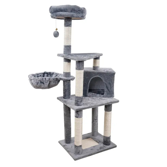 Multi-layer Jumping Platform Wooden Cat Toy - Marsel & Co.