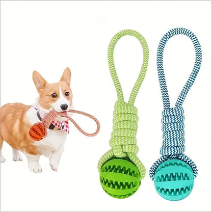 All-Breed Interactive Dog Toy - Durable Chew Ball With Treat Dispenser For Dental Health Marsel & Co.