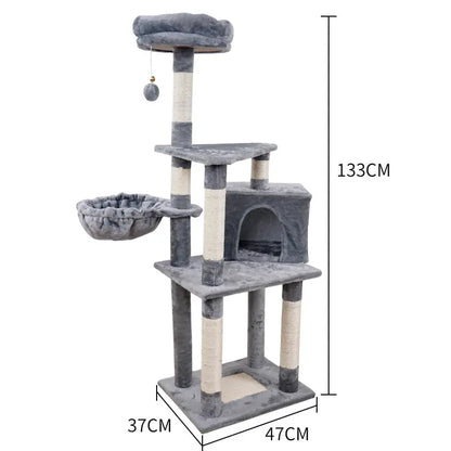 Multi-layer Jumping Platform Wooden Cat Toy - Marsel & Co.