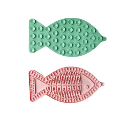 Fish-shaped Round Pet Silicone Snack Pad Marsel & Co.