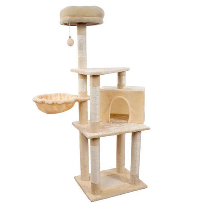 Multi-layer Jumping Platform Wooden Cat Toy - Marsel & Co.