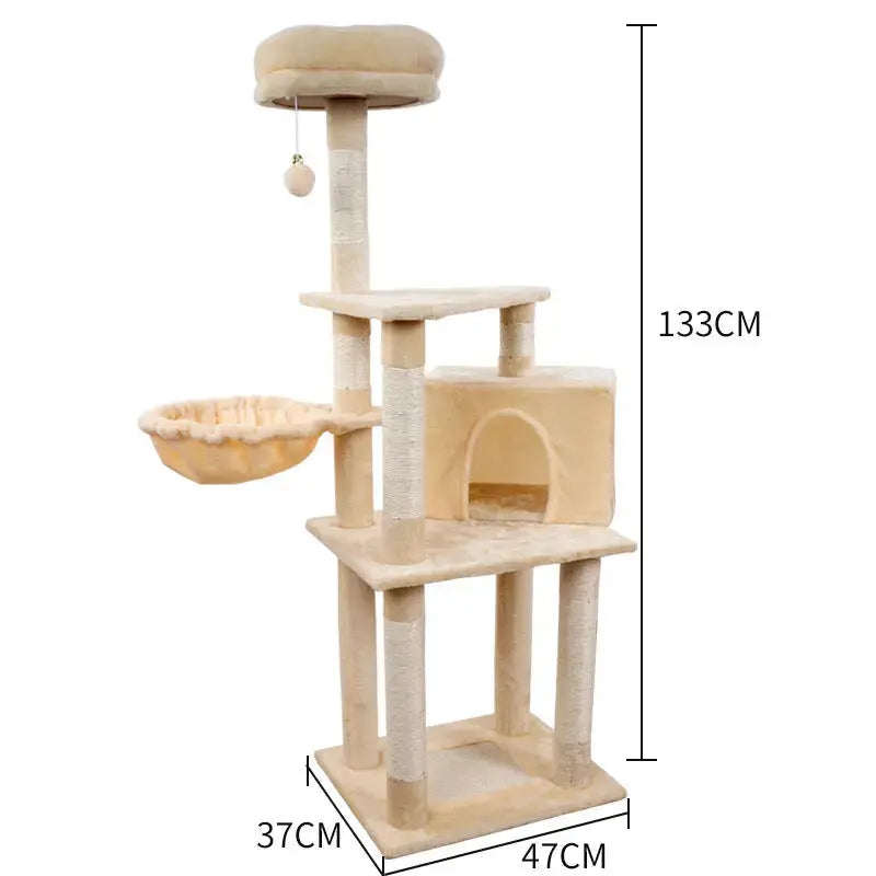 Multi-layer Jumping Platform Wooden Cat Toy Marsel & Co.