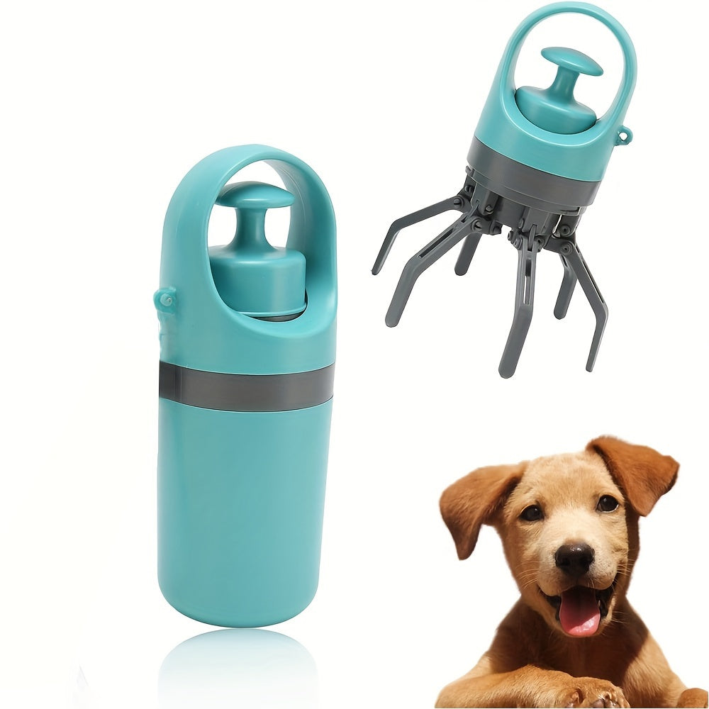 Portable Dog Poop Scooper with Built-In Waste Bag Dispenser - Stainless Steel & Plastic, Ideal for All Breeds Marsel & Co.